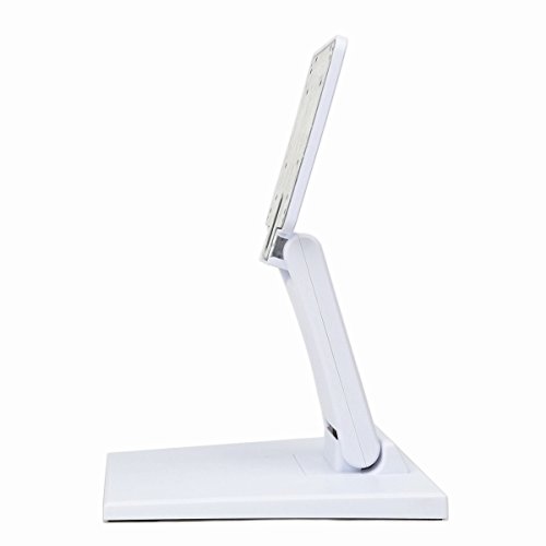 Image of WEARSON Single Adjustable LCD Monitor Stand Mount Folding VESA Monitor Desk Stand with VESA Hole 75x75mm 100x100mm (White)