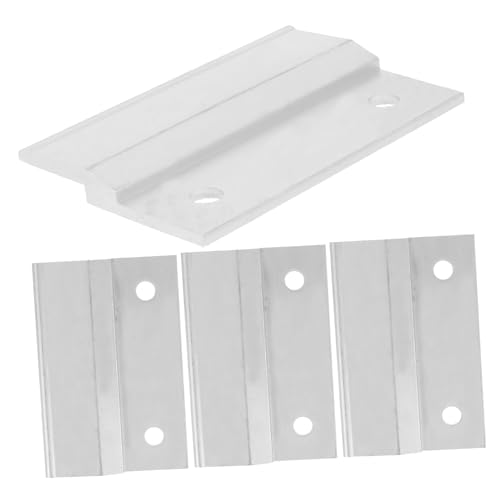 Image of Outanaya 4pcs Heavy Duty Picture Hangers Aluminum Mount Brackets French Cleat Bracket for Wall