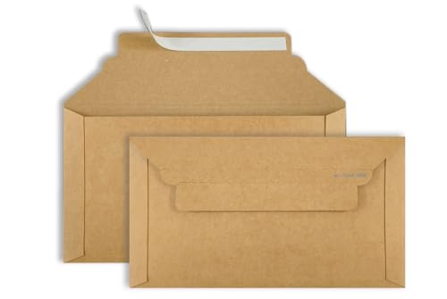 Image of RIGID MAILERS Size 9.5 inch x 5.3 inch Inches (240 x 135 mm) 430 GSM Thick, Pack of 10 Envelope