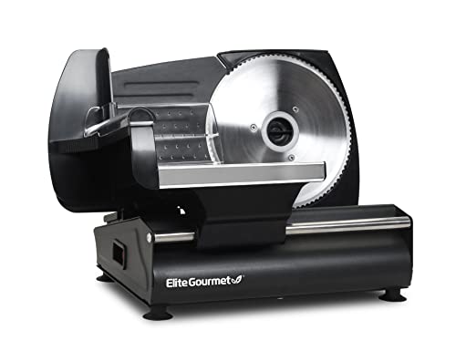 Comparison: Best Meat Slicer For Thin Slice 11 Elite Gourmet EMT-625B Ultimate Precision Electric Deli Food Meat Slicer Removable Stainless Steel Blade, Adjustable Thickness, Ideal for Cold Cuts, Hard Cheese, Vegetables & Bread, 7.5”, Black