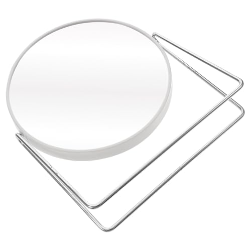 Espejo de maquillaje PRETYZOOM doble cara giratorio metálico