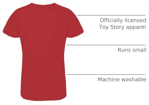 Image of Disney Pixar Girl's Toy Story Four Buds Panels T-Shirt - Red - Large