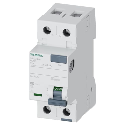 5SV33166 Interruptor Diferencial 2P Clase A R 30mA 63A 230V