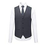 Cloudstyle Mens Stylish 3 Piece Dress Suit Classic Fit Wedding Formal Jacket & Vest & Pants - Image 3