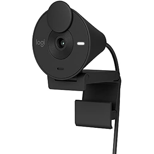 Logitech Brio 301 Full HD 1080p Webcam for Streaming and Meetings - Black