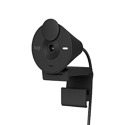 Logitech Brio 301 Full HD 1080p Webcam for Streaming and Meetings - Black