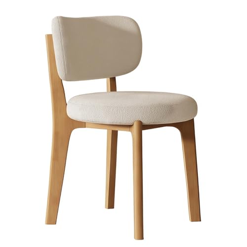 Juego de 4 sillas de comedor modernas de granja, asientos tapizados ergonómicos con respaldo redondo, elegantes sillas de cocina acolchadas para uso en casa, oficina y comedor