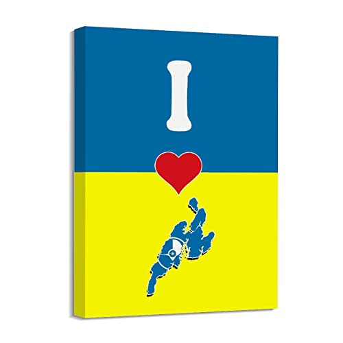 Póster de la bandera de Yap en lienzo decorativo de 16 x 20'' para pared