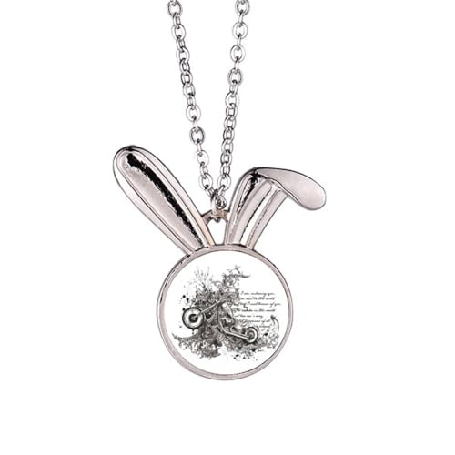 Collier lapin anti-ternissement motif floral et moto : fini les bijoux ternes et fragiles