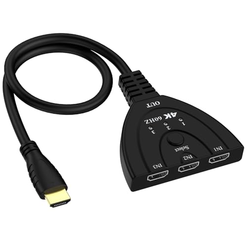 Divisor de interruptor HDMI 2.0 para disfrutar tus consolas de juego en el televisor del salón 7