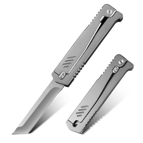 XXV Pocket Knife for Men, Folding Knife, 3.75″ D2 Steel Blade Pocket Knife Multitool with Belt Clip, EDC Pocket Knives for Camping Outdoor