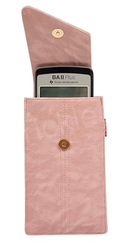 Image of Tickles Fancy Artificial Vegan Leather Mobile Pouch with Waist Clip Saree Hook for Girls Women (Color: Pink) (Suitable for Mobile Sizes: Below 6.5 Inches)