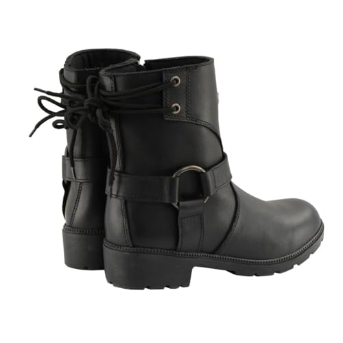 Image of Milwaukee Leather Women's Premium Leather Motorcycle Harness Boots Collection MBL - 6