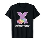 Xylophone Alphabet Letter Percussion Musician Kids T-Shirt