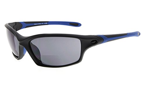 Image of Eyekepper Bifocal Sunglasses for Women Men, Rectangular Frame