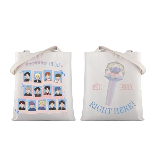 Bolsa Tote de Lona Koreana para Fans de 17 Grupo miniatura 1