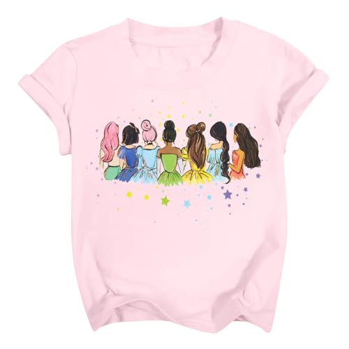 Magical Shirts for Girls: Princess Magic Kingdom Shirt Princess Tshirts Kids Toddler Cute Tee Family Vacation Trip Top