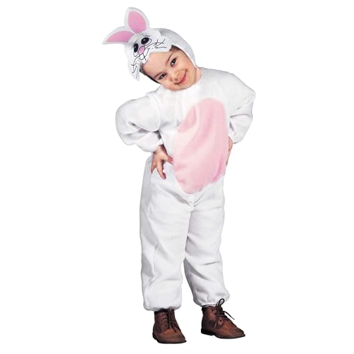 W WIDMANN MILANO Party Fashion - déguisement lapin pour enfants, combinaison avec couvre-chef, déguisement animal