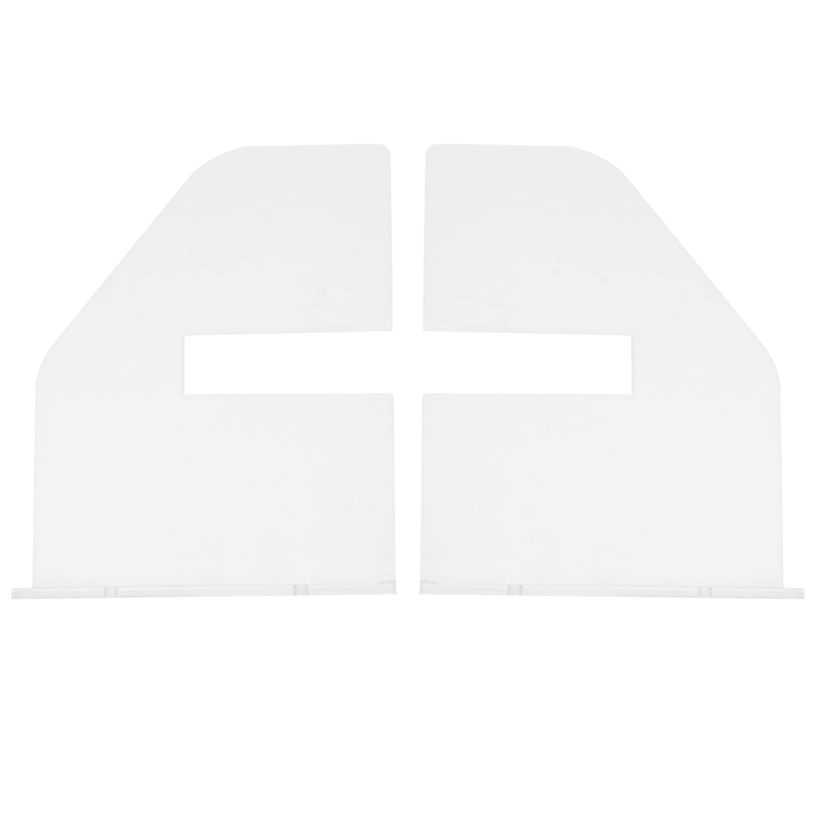 DOITOOL 1 Pair Skateboard Storage Bracket wall mount display holder skateboard display rack longboard wall mount skateboard display bracket skateboard brackets Acrylic hanger Wall-mounted