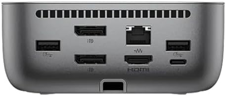 HP USB-C 100W G6 Dock (9X3V1U) - for Display Screen, Notebook - Charging Capability - 120 W - USB Type C - 5 x Ports - 3 x Type-A Ports - -A - 2 - - - - 1 RJ-45 - Network (RJ-45) - 1 HDMI - HDMI - 2 D - 3