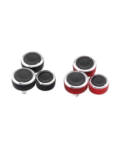 Temperature Adjustment Knob Air Conditioning Manual Heater Switch Knob Climate Control HVAC (Black)