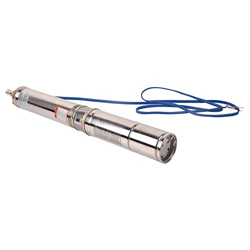 Lfgud Deep Well Submersible Pump, 1Hp 33Gpm Flow With 9.8Ft Electric Cord 4" Od Pipe Submersible Bore Pump 1.25 Inch Outlet Water Pump Stainless Steel Water Pump For Industrial, Irrigation #TOP1