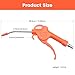 SHININGEYES Air Blow Gun Angled Bent Nozzle Pistol Grip (Orange)