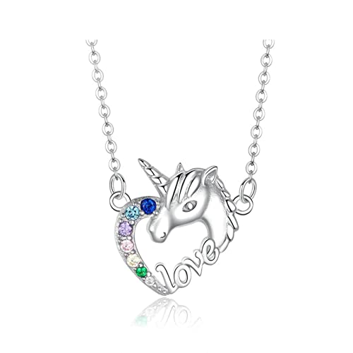 Colliers licorne d'amour en argent 925, un symbole de pureté pour femme