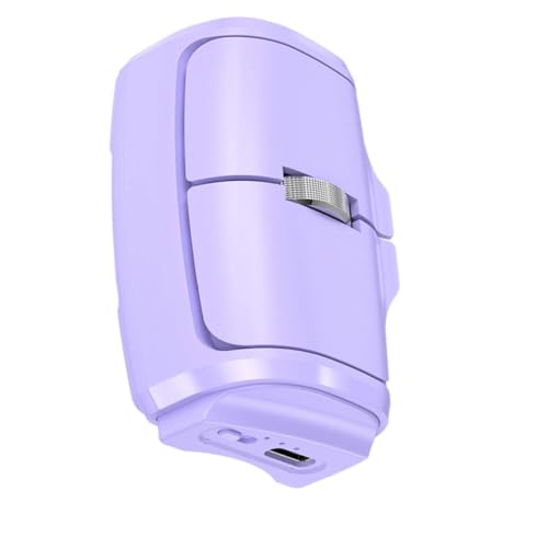 Ratón inalámbrico portátil dual Bluetooth y 2.4G con modo horizontal y vertical 2