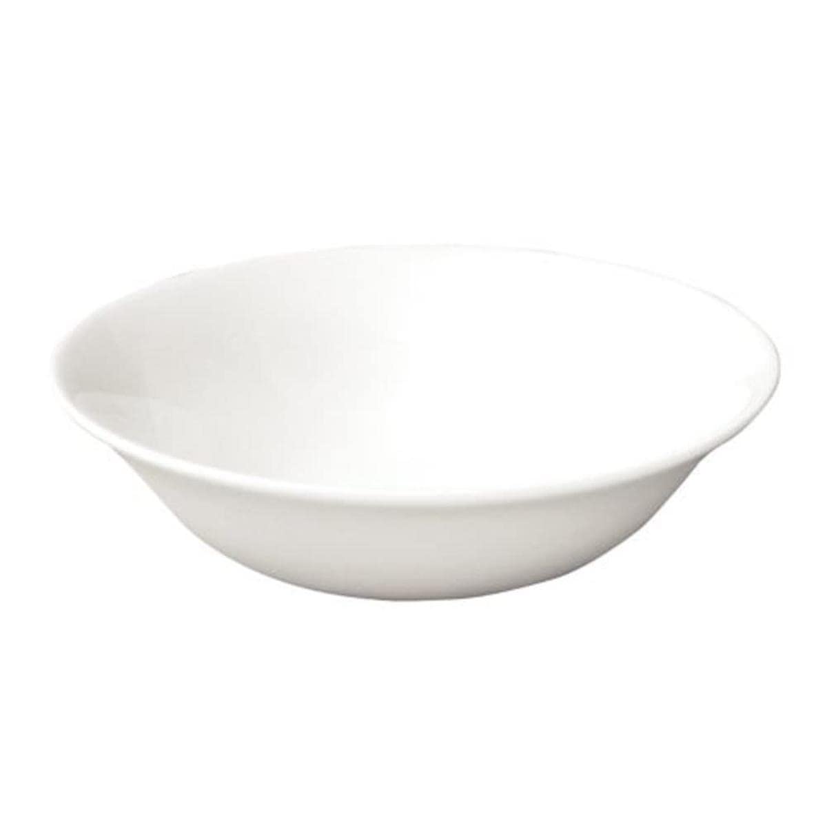 12 x Olympia Whiteware Flocons d'avoine bols en porcelaine 150 mm Plat de cuisine de restaurant