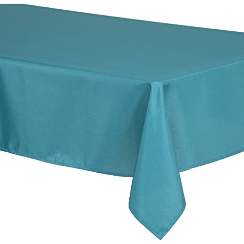 Atmosphera - Nappe Anti-Tache - Bleu Canard - 140x240 cm