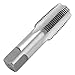 Adfaga 1/2 Inch High Hardness Steel Thread Tap for CNC Machining and Precision Machine Repair 22mm Thread 34mm Depth Silver Industrial Grade Tapping Tool