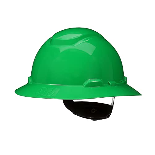 Securefit Hard Hat Securefit H-804Sfr-Uv, Green, Non-Vented Full Brim Style Safety Helmet With Uvicator Sensor, 4-Point Pressure Diffusion Ratchet Suspension, Ansi Z87.1 #TOP13