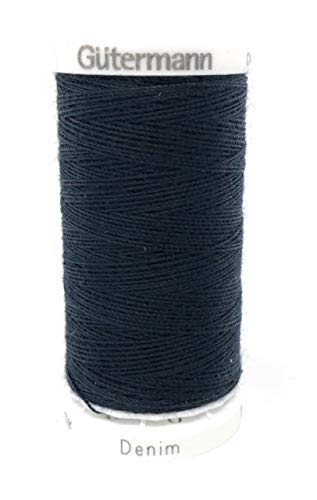 Gütermann Denim Polyester Nähgarn 100 Meter Jeansgarn pro Spule Marine