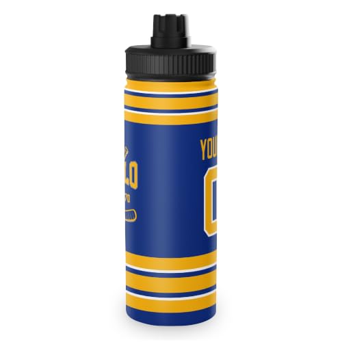 ANTKING Buffalo Botella de Agua Personalizada con Nombre y Número para Hombres y Jóvenes miniatura 4