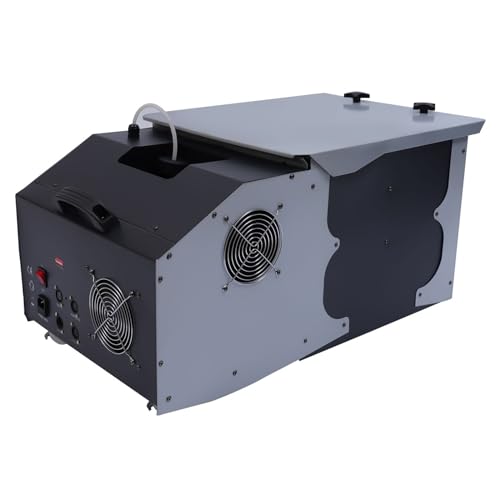 Low Lying Smoke Fog Machine, 3000W Ground Smoke Machine w/Remote Control, 861ft² Coverage, Stage Fogger Effect, Dry Ice Fog Machine, Floor Lying Stage Smoke Machine for Club Wedding Theater, Grey