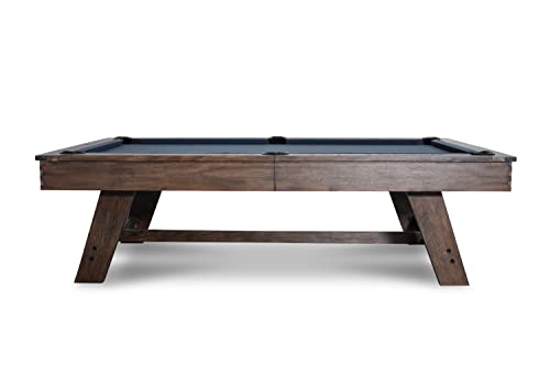 Nixon Billiards - Hunter Slate Billiard Pool Table (Brushed Walnut (Wood Leg), 7 ft)