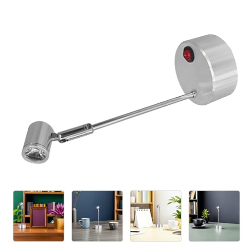 Foco LED de interior de diseño moderno Veemoon, aluminio plata y luz de acento funcional 8