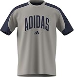 adidas Uomo Collegiate T-Shirt, Wonder Alumina/Dark Blue, M