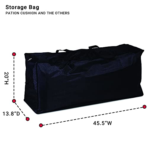 Turtle Life Outdoor Furniture Covers, 2 Pack Durable Water Resistant Outdoor Indoor Armchair Stackable Patio Chair Covers With 1 Pack Outdoor Patio Storage Bag, Black, 26" W X 34" D X 45" H #TOP3