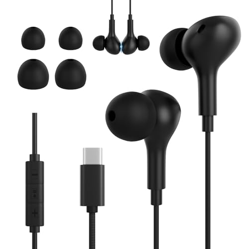 Ruilezyo USB C Wired Earbuds Compatible with Apple iPhone...