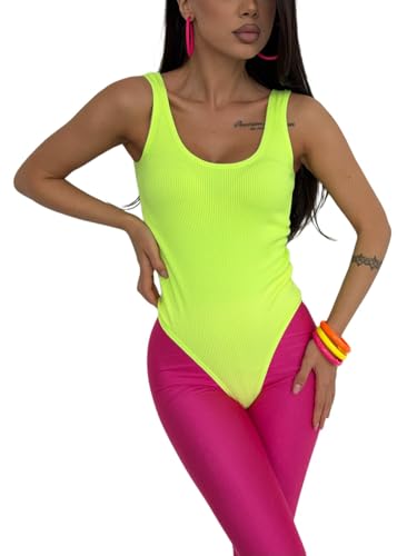 RETRODISKOTEKA Women's Bodysuit (Yellow)