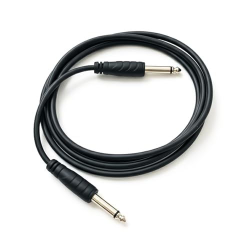 Image of 3m P38 Mono Male to Male Audio Cable - 6.35mm (1 /4 inch) Guitar Cable Mono Jack Plugs For Amps, Pedals & Instrument.
