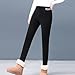 Plus Size Leggings for Women High Waisted Leggings Black Workout High Waisted Thick Fashion Warm Fleece Plus Size Women Winter Pants Pantalones Térmicos para Mujer Black L