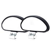 Biglumin 2pcs Auto Toter winkelspiegel zusatzspiegel auto außen Mehrere Winkel Grad Außenspiegel Blindspiegel Fahrschulspiegel Universal Winkel Spiegel Blindspiegel für PKW, LKW, SUV, Fahrschulspiegel