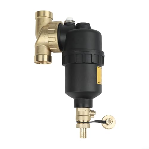 Besttoolifes - Filtre magnétique pour chaudière avec maille en acier inoxydable, raccords filetés DN20-DN32, élimine les sédiments de rouille, pour systèmes CVC de chauffage au sol (DN25)