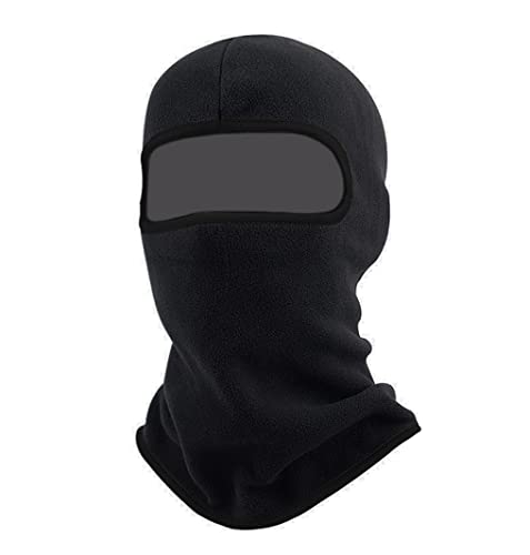 Balaclava Ski Mask Winter Head Mask Thick Warm Fleece Full Face Cover Windproof Cold Protection Scarf Men Women Outdoor Sport (Black) #TOP11