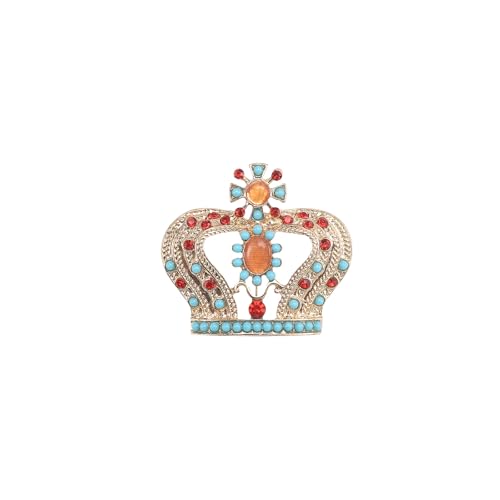Image of Rhinestone Brooch Pin for Women Elegant Crystal Flower Bouquet Brooches Lapel Pin Wedding Party Dress Accessories for Wife Mom Birthday Gifts