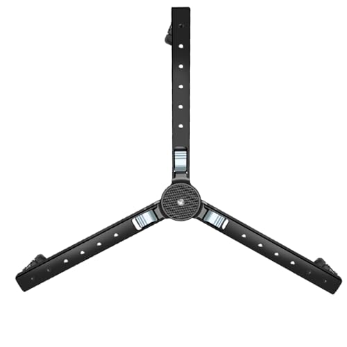 NovelGoal Photography Tripod Dolly, Heavy Duty 50kg Capacity Tripod Wheels with Locking Wheel, Foldable Leg Mount for Camera Camcorder Video Lighting (Type 1)
