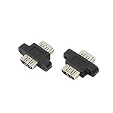 ✪ Ideal para entornos profesionales en los que la mayoría de los cables HDMI fijados dentro de las salas de reuniones son demasiado cortos, ya sea demasiado gruesos para permitir una colocación óptima de tu portátil. Extiende la conexión del adaptador de montaje de panel HDM hembra a HDM hembra con otro cable en este momento es una gran opción.